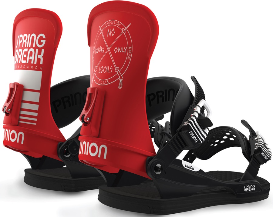 Union Spring Break Custom House Snowboard Bindings, L/XL, 2016